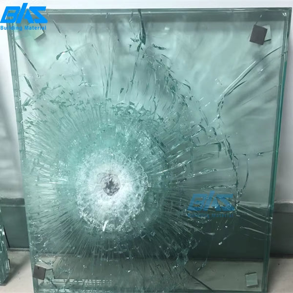 Transparent Ballistic Glass for High-Security Embassy Bank Projects Level 3-6 Bulletproof Glazing for Building Facades USA